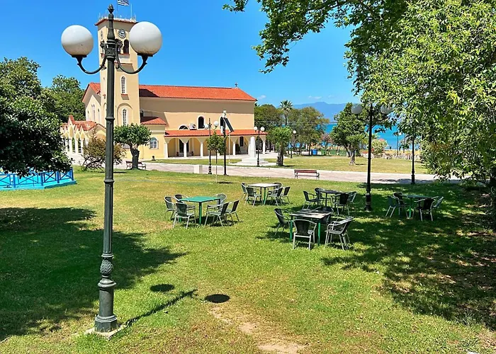 Casa de Férias Aμvrosia Square - Free Wifi, Smart Tv, 2' λεπτά από την παραλία